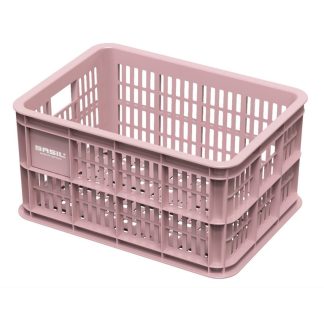 Basil Crate S - Plast kurv - Til opbevaring eller bagagebærer - Faded blossom