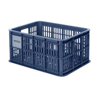 Basil Crate S - Plast kurv til MIK - Til opbevaring eller bagagebærer - Blå - 95% recycled material