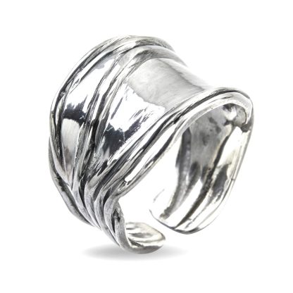 By Birdie Ring Nebula Silver Slim Polished - 50110202 Blank sølv 56