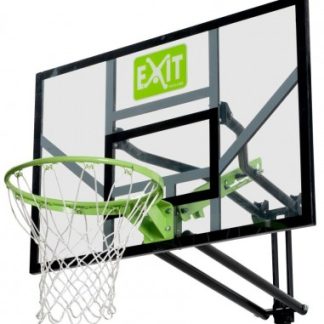 EXIT Galaxy vægmonteret basketball plade - Grøn/Sort