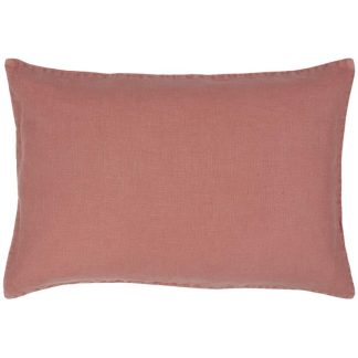 Pudebetræk mørk rosa hør - Ib Laursen 40x60