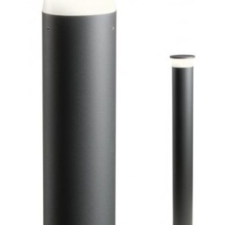 ALGON Bedlampe i aluminium og polycarbonat H80 cm 1 x 9W SMD LED - Mat mørkegrå