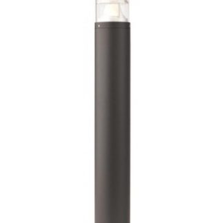 ARGO Bedlampe i aluminium og polycarbonat H90 cm 1 x E27 - Mat mørkegrå