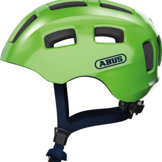 Abus Youn-I 2.0 Hjelm m. LED lys - Grøn