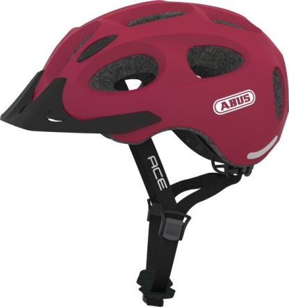 Abus Youn-I Ace Hjelm, Cherry Red