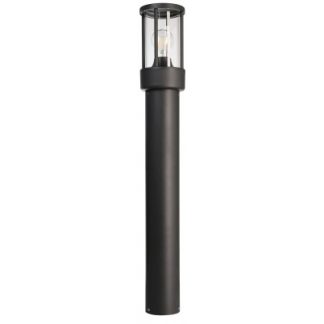 Arbinto Bedlampe i aluminium og kunststof H80 cm 1 x E27 - Mørkegrå/Klar
