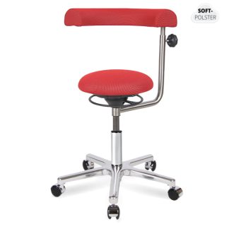 BALIMO Office Soft (Rødt sæde)