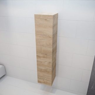 BEAM højskab til badeværelset 160 x 35 cm MDF - Eg