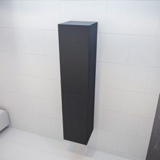 BEAM højskab til badeværelset 160 x 35 cm MDF - Mørkegrå