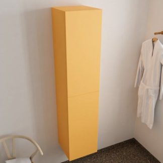 BEAM højskab til badeværelset 160 x 35 cm MDF - Okker
