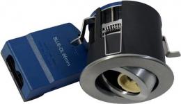 BLUE-DL 66 Downlight ø87mm GU10 230v (ex.lyskilde), børstet