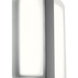 BREDA Væglampe i aluminium og glas H28,6 cm 1 x 12W SMD LED - Mat mørkegrå