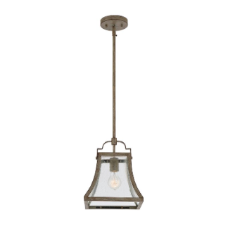 Belle Loftlampe 24 x 24 cm - Rust/Klar med dråbe effekt