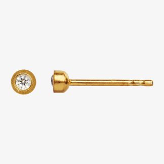 Big Dot Earring Piece - Gold - Stine A - Guld One Size