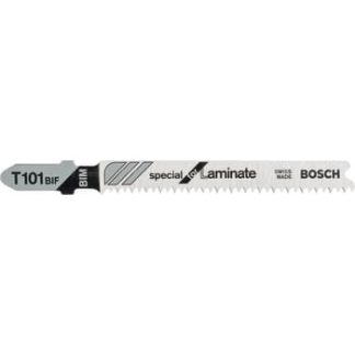 Bosch stiksavklinge T 101 BIF, til laminat, 83 mm, 5 stk. (10 pak)