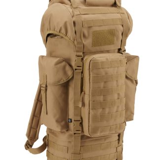 Brandit Combat Backpack Molle - 65 Liter (Camel, One Size)
