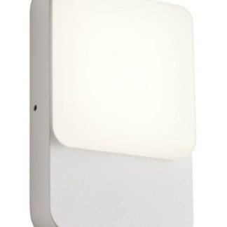 COLIN Væglampe i aluminium og polycarbonat H20,6 cm 1 x 9W SMD LED - Mat hvid