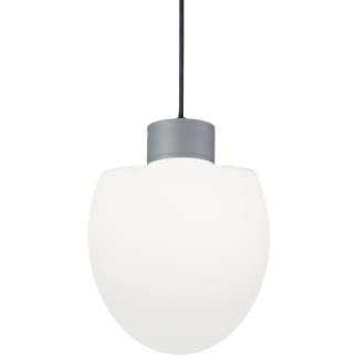 CONCERTO Loftlampe i aluminium og kunststof Ø23 cm 1 x E27 - Grå