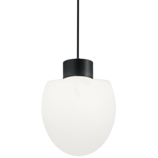 CONCERTO Loftlampe i aluminium og kunststof Ø23 cm 1 x E27 - Sort