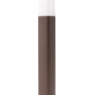 CRAYON Bedlampe i aluminium og polycarbonat H50 cm 1 x E27 - Mat mørkebrun