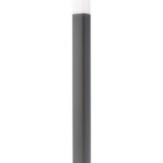 CRAYON Bedlampe i aluminium og polycarbonat H80 cm 1 x E27 - Mat mørkegrå