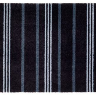 Clean Carpet design smudsmåtte strib grå 100 x 180 cm