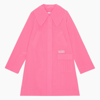 Coat F7609 - Sugar Plum - GANNI - Pink XS