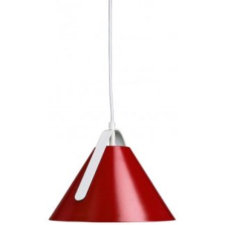 Diversity loftlampe Ø28 cm 1 x E27 - Rød/Hvid