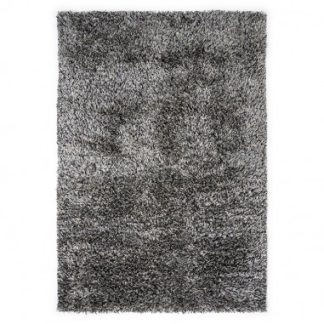 Dolce tæppe i polyester og uld 160 x 230 cm - Sort