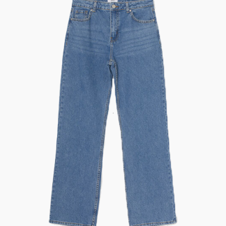 Enbree Jeans Wide - Mid Light Blue - Envii - Blå XS
