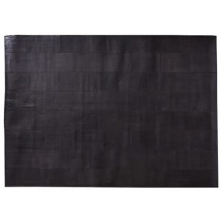 FUHRHOME Rabat håndlavet tæppe, ægte læder, (170x240cm), unika