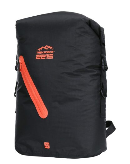 Fostex TF-2215 Beavertrail Drybag 22L (Sort / Orange, One Size)