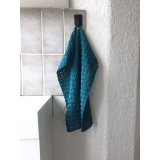 Gæstehåndklæde af Rito Krea - Håndklæde Hækleopskrift 34x42 cm - Gæstehåndklæde af Rito Krea