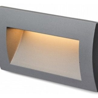 Gordiq L Væglampe til indbygning 14 x 7 cm 3W LED - Antracit