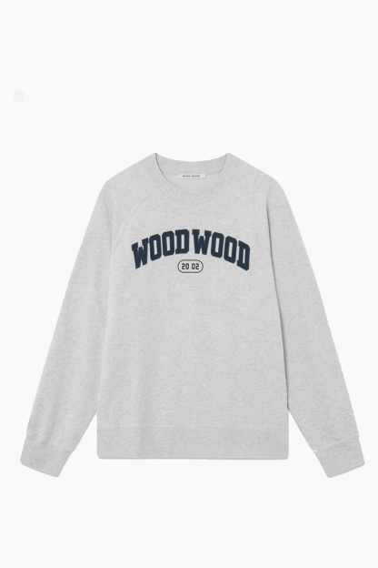 Hope IVY Sweatshirt - Snow Marl - Wood Wood - Grå XS
