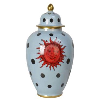 KARE DESIGN Jar Cohesion dekorations krukke - multifarvet keramik porcelæn (H:56cm)