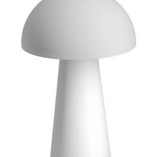 KIRA Trådløs udendørs bordlampe i ABS og polycarbonat H21,5 cm 1 x 1,7 - 4,7W SMD LED - Mat hvid