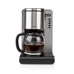 Kaffemaskine | Filterkaffe | 1.5 l | 12 | Hold-varm funktion | Tænd timer | LCD display | Urfunktion | Aluminium / Sort