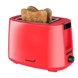 Korona 21132 Breakfast Toaster brødrister rød til 2 skiver 750W