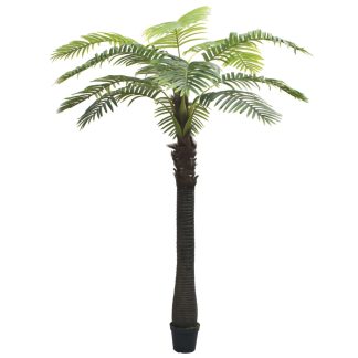Kunstigt palmetræ med krukke 310 cm grøn