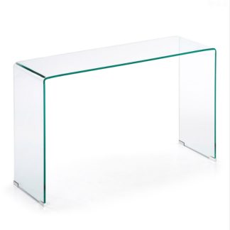 LAFORMA Burano konsolbord, rektangulært - klar glas (125x40)