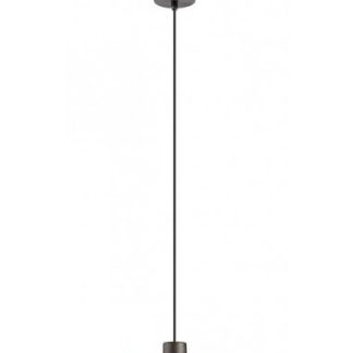LARS Loftlampe i metal Ø35 cm 11W COB/SMD LED - Mat sort/Mat grøn