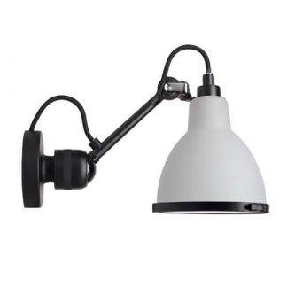 Lampe Gras No 304 Væglampe Badeværelse, sort/polycarbonat