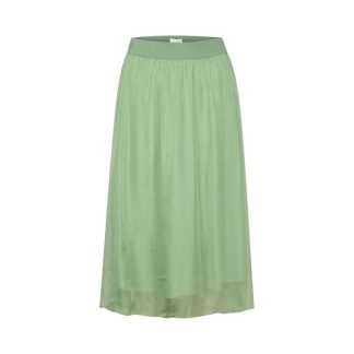 Lang nederdel "CoralSZ" grøn - Saint Tropez