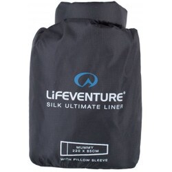 Lifeventure Silk Ultimate Sleeping Bag Liner, Mummy - Sovepose