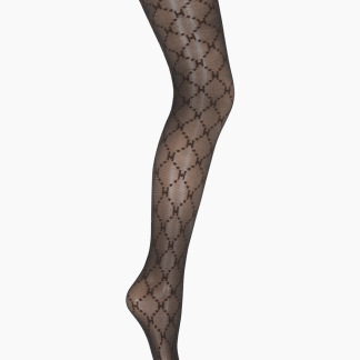 Logo Tights - Brown - Hype the Detail - Brun S/M