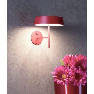 Miram inden-/udendørs trådløs væglampe H11,9 cm 2,2W LED - Vinrød