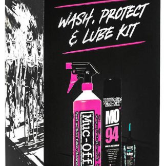 Muc-Off Wash, Protect and Wet Lube Kit (Vask, Olie & Beskyttelse)