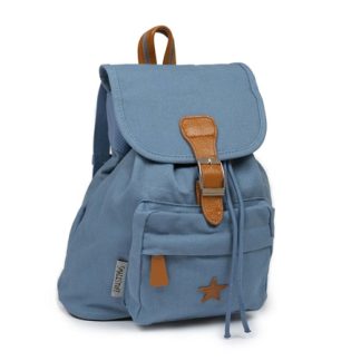 Mulepose rygsæk - blå m/uden navn fra Smallstuff
