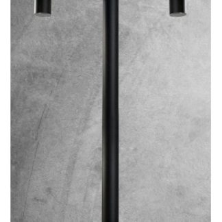 Niseko Bedlampe i aluminium og plexiglas H80 cm 2 x GU10 - Antracit